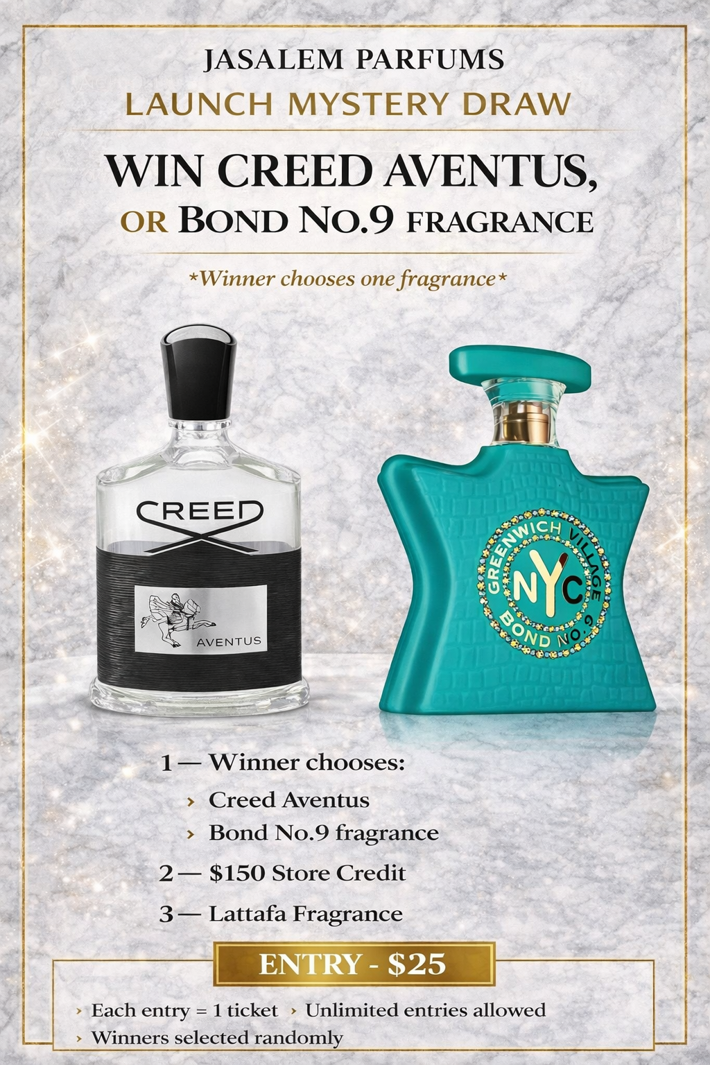 Jasalem Mystery Draw Entry